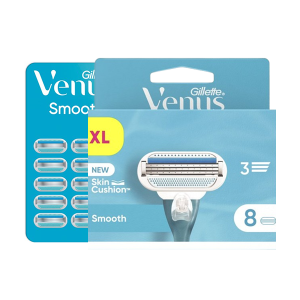 Gillette Venus Smooth scheermesjes 2 front transparent