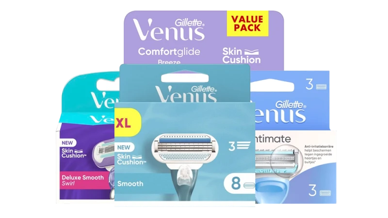 Gillette Venus (wegwerp)mesjes & scheerschuim