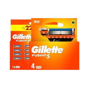 Gillette Fusion 5 scheermesjes 2 front transparent