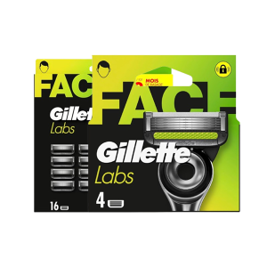 Gillette Labs Face scheermesjes 2 front transparent